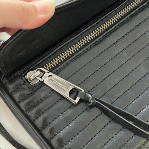 Rebecca Minkoff Quilted Mini MAC Crossbody Bag Black - Picture 6 of 13